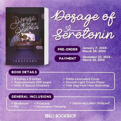 [PRE-ORDER - SIGNED] Dosage of Serotonin by Inksteady | Shopee Philippines