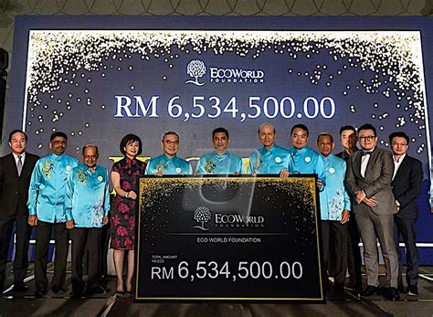 Yayasan Eco World Terima Derma RM6 5 Juta Utusan Malaysia