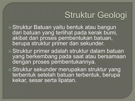 Struktur Geologi PPT