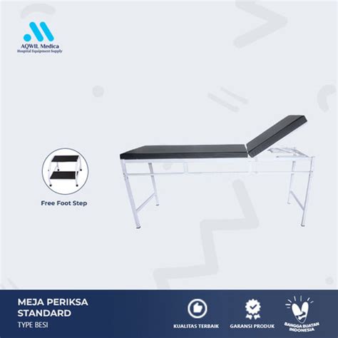 Jual Meja Periksa Pasien Bed Periksa Besi Ranjang Rumah Sakit Tanpa