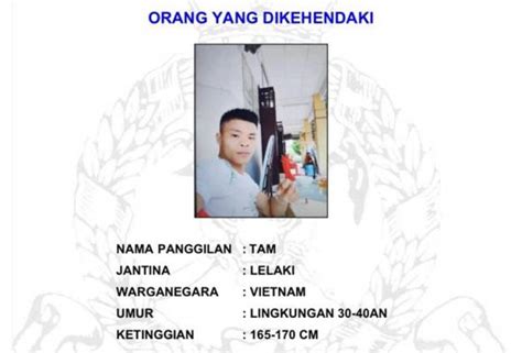 Ganggu Teman Wanita Punca Tikam Rakan Sampai Mati Tam Kini Diburu Polis