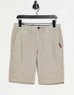 Superdry International Linen Chino Shorts ASOS