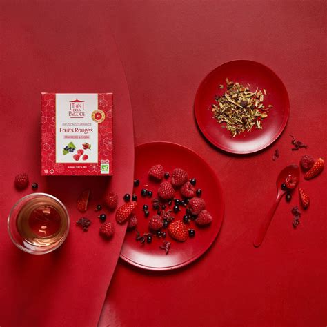 Tisane bio aux fruits rouges Thés de la Pagode