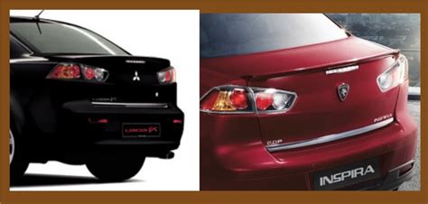 Lancer Gt Vs Inspira Perbezaan Proton Inspira Dan Mitsubishi Lancer