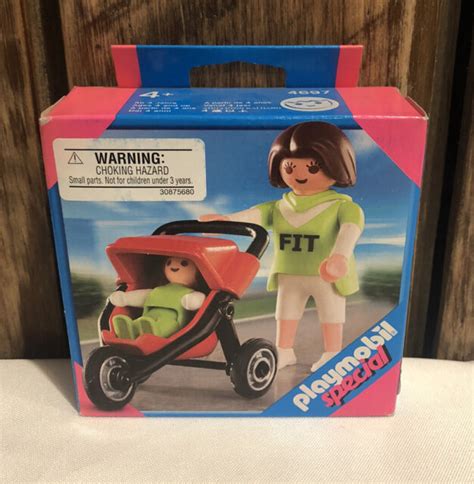 PLAYMOBIL 4697 Mother With Jogging Stroller For Sale Online EBay