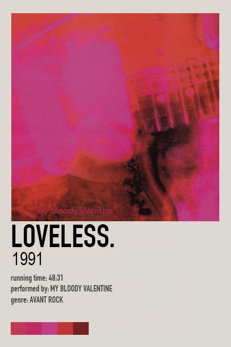 Loveless Album Poster | Music poster design, Music poster, Vintage ...