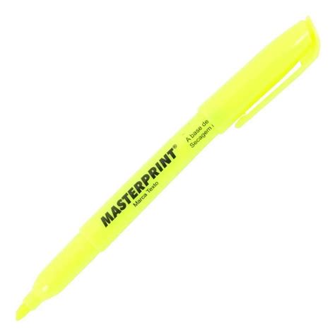 Caneta Marca Texto Amarelo Fluor Masterprint Mp C Unidades