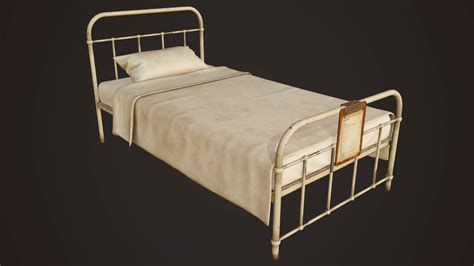 Old Hospital Bed - 3D Model by Tatiana Gladkaya