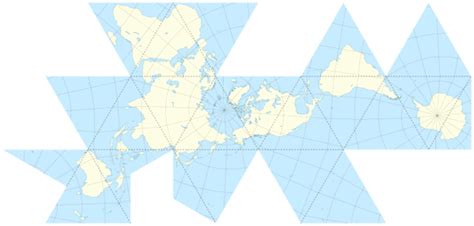 Dymaxion Map Projection - Geography Realm