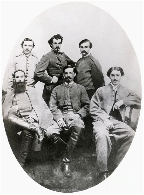 Group Portrait Of Confederate Soldiers by Bettmann