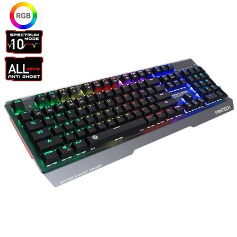 Teclado Gamer Fantech K Mec Nico Rgb Retroiluminado