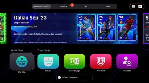 EFootball 2024 Como Alterar Time Base Padrao Como Trocar De Time How