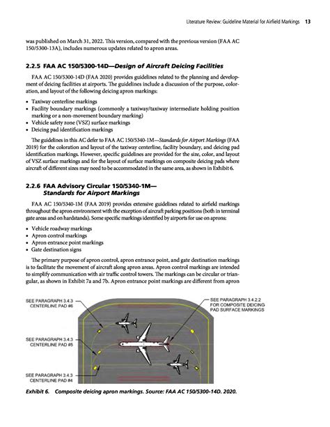 Chapter Literature Review Guideline Material For Airfield Markings