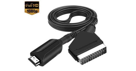 Cablu Scart La Hdmi Active M Full Hd Convertor Euroscart Analog La