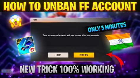 How To Unban Your Free Fire Id