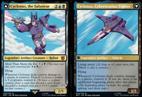 All The New Transformers Magic The Gathering Cards