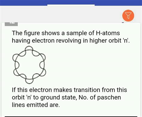 The Figure Shows A Sample Of H Atoms Having Electron Revolving In