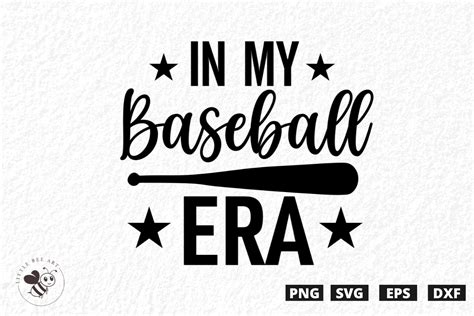 In My Baseball Era Svg Graphic By Little Bee Art · Creative Fabrica