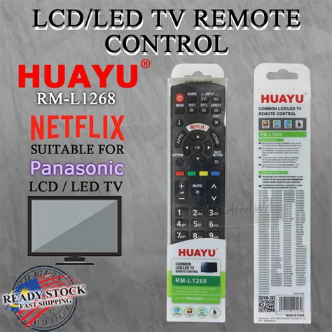 PANASONIC LCD LED TV REMOTE CONTROL REPLACEMENT RM L1268 Shopee Malaysia