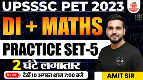 Upsssc Pet Up Pet Di Maths Classes Upsssc Pet Data