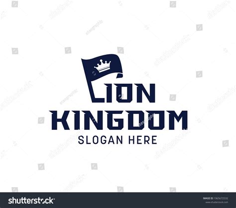 Lion Kingdom Company Logo Design Stock Vector Royalty Free 1965672532 Shutterstock