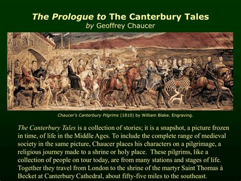 Prologue to the Canterbury Tales