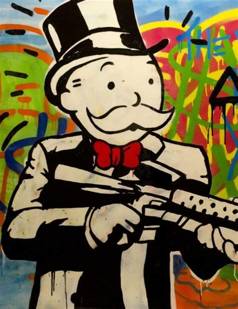 Monopoly Man With Guns