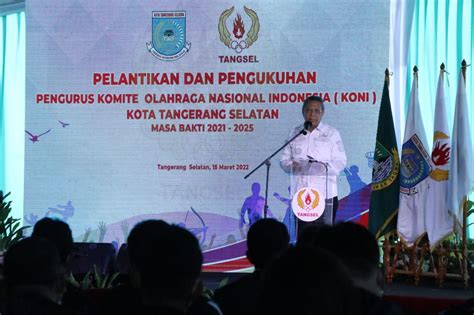 Pengurus KONI Tangsel Priode 2021 2025 Resmi Dilantik Djawara News