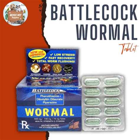 Vet Support Battlecock Wormal Dewormer Anthelmintic For Gamefowl