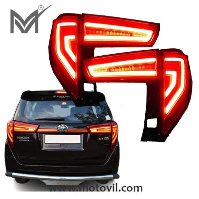 Innova Crysta Aftermarket Tail Lights With Dicky Light Combo Motovil