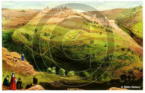 Jerusalem From Evil Council Hill Bible Illustration Dpi Year