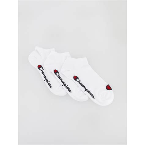 Achetez Pack Paires De Chaussettes Basses Sneaker Blanc Champion En