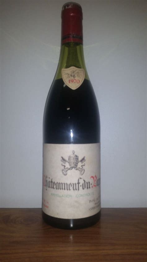 CHATEAUNEUF DU PAPE 1970 PAUL AUTARD 54 ANS CRU DE LA CÔTE