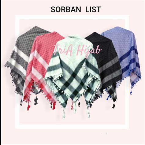 Jual Sorban Motif List Terbaru Sorban Imamah Murah Turban Viral