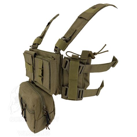 Mini Chest Rig Conquer Ranger Green Quimera Airsoft