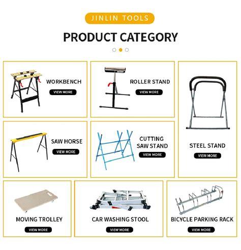 Auto Repair Folding Steel Galvanized Heavy Duty Builder Trestles