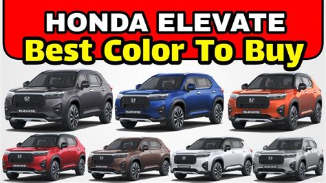 Honda Elevate Colour Options In India New Honda Elevate Best Color To