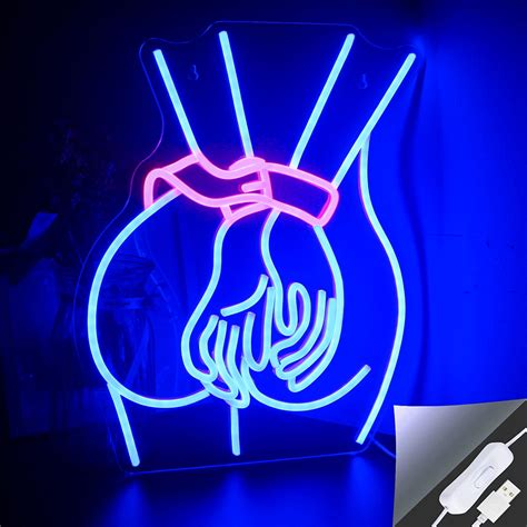 Hello Rosa Sexy Lady LED Neon Light Signs USB Power For Bedroom Men S