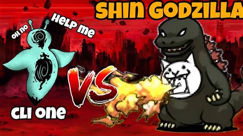 Shin Godzilla Vs Cli One The Battle Cats Youtube