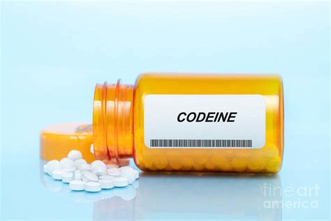 Codeine Pill Bottle Photograph By Wladimir Bulgarscience Photo Library Fine Art America