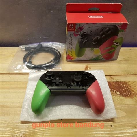 Jual Nintendo Switch Pro Controller Splatoon 2 Edition Splaton Original