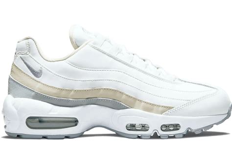 Nike Air Max 95 White Beige Grey (Women's) - DA8731-100 - US