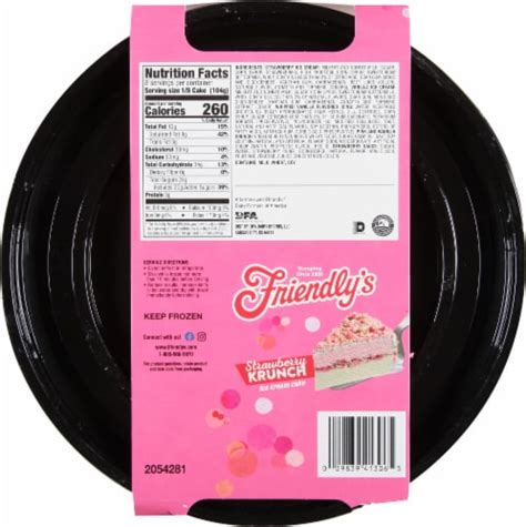 Friendly S Krunch Strawberry Ice Cream Cake Fl Oz Frys Food Stores