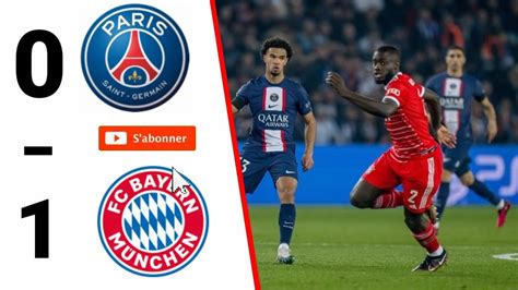 Ligue Des Champions Resultats De Finale Aller Paris Vs Bayern