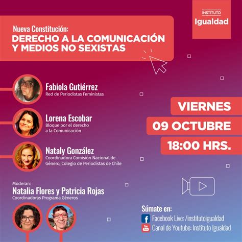 Derecho A La Comunicación Y Medios No Sexistas Instituto Igualdad