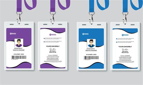 Modern Identity Employee Abstract Professional Corporate Office Id