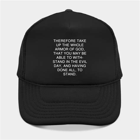 Ephesians 6 13 Nkjv Ephesians 6 13 Hat Teepublic