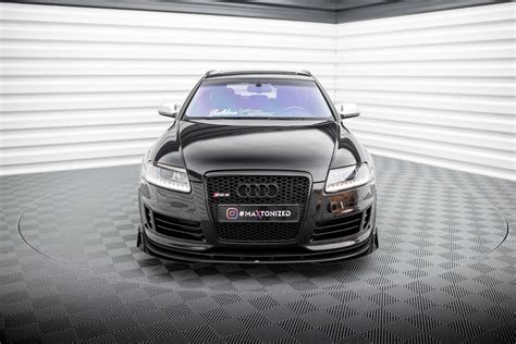 Street Pro Front Splitter Flaps Audi Rs Avant C Our Offer Audi