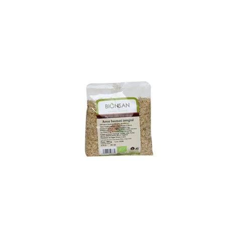 Bionsan Arroz Basmati Integral Bio 500 G Kuantokusta