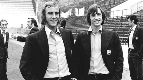 Cruijff And Neeskens Johan Cruyff Johan Neeskens Barcelona Team